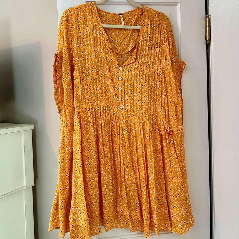 Free People Floral Mini Dress